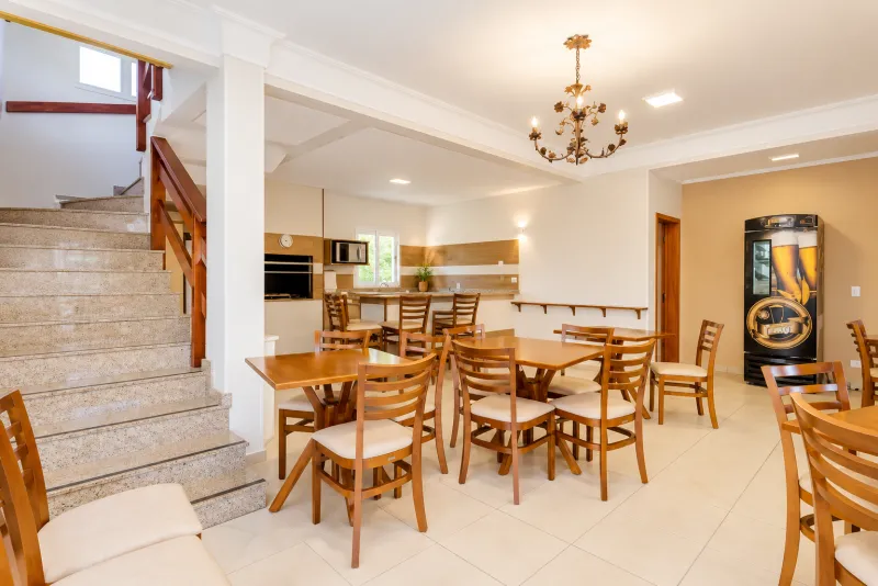 Espaço gourmet: vista interna
